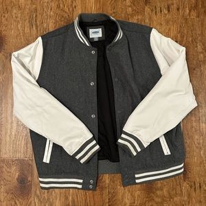 Old Navy White Varsity Jacket